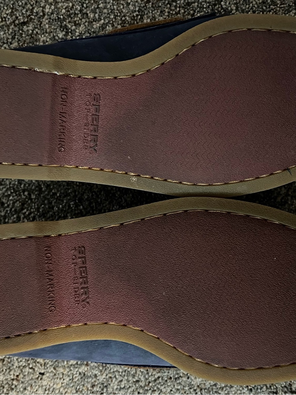 Sperry A/O Sahara Men’s Navy Blue Suede Classic Boat Shoes - Picture 7 of 10